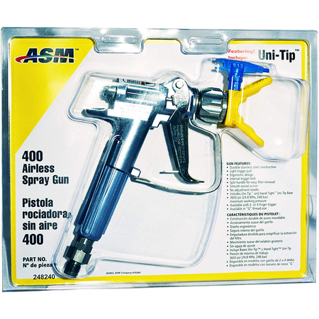 GRACO ASM 400 Professional Airless Spray Gun, 3600 psi, Split Handle 451-SG